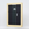 Cornice barocca effetto legno Profilo 37 oro antico 25x35 cm vetro normale