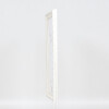 Cornice barocca effetto legno profilo 37 bianco 27x48 cm vetro normale