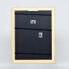 Cornice barocca effetto legno profilo 37 oro antico 60x60 cm vetro normale