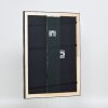 Effect Holz-Bilderrahmen Profil 40 Platin 27x48 cm Normalglas