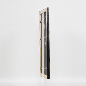 Effect Holz-Bilderrahmen Profil 40 Platin 30x30 cm Normalglas