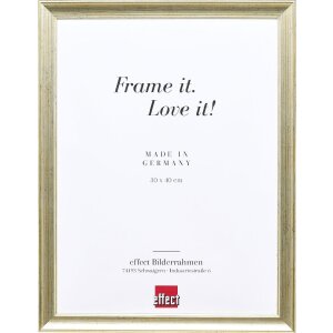 Effect Holz-Bilderrahmen Profil 41 Antiksilber 18x32 cm...