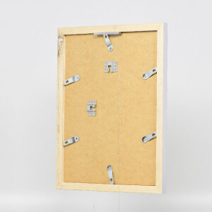 Effect Holz-Bilderrahmen Profil 41 Silber 42x59,4 cm Klarglas