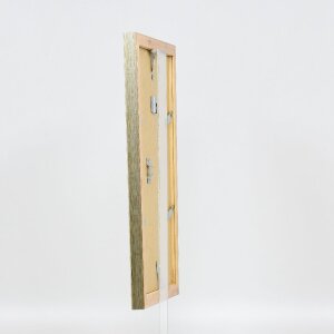 Effect Holzbilderrahmen Profil 41 Antiksilber 62x93 cm Klarglas 0410-6293-24