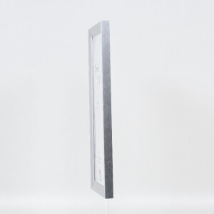 Effect Holzbilderrahmen Profil 41 Silber 70x100 cm Klarglas