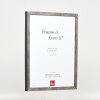 effect Bilderrahmen Holzrahmen Profil 42 Klarglas anthrazit 7x10 cm