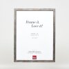 Effect Bilderrahmen Holzrahmen Holzprofil 42 Klarglas anthrazit 18x27 cm