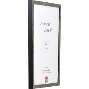 Effect Bilderrahmen Holzrahmen Profil 42 Klarglas anthrazit 21x28 cm