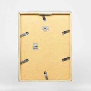 Effect Bilderrahmen Profil 42 Klarglas silber 30x40 cm