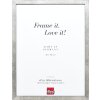 Effect Bilderrahmen Profil 42 Klarglas silber 30x40 cm