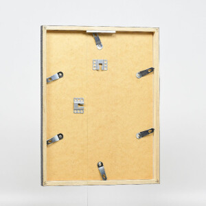 Effect Bilderrahmen Holzrahmen Profil 42 Klarglas silber 35x50 cm (0420-3550-01)