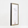 Effect Bilderrahmen Holzrahmen Profil 42 Klarglas antikgold 50x70 cm