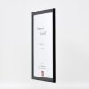 Effect Holz-Bilderrahmen Profil 43 schwarz hochglanz 9x13 cm
