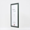Effect Holzbilderrahmen Profil 43 tannengrün 18x24 cm Normalglas