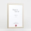Cornice per foto in legno Effect Profil 43 Argento 18x24 cm
