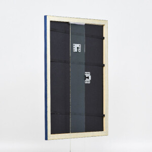 Cornice per foto in legno effect Profil 43 Royalblau 18x27 cm con vetro normale