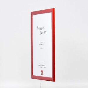 Cornice per foto in legno Effect Profilo 43 Rosso Lucido 18x27 cm