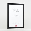 Cornice per foto in legno Effect Profil 43 Nero lucido 20x20 cm