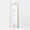 Cornice per foto in legno effect Profil 43 Argento 20x28 cm