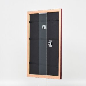 Effect Holzbilderrahmen Profil 43 rot 20x30 cm Normalglas