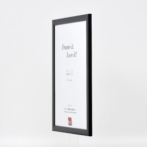 Cornice per foto in legno Effect Profilo 43 Nero lucido 21x29,7 cm