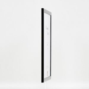 Cornice per foto in legno Effect Profilo 43 nero lucido 23x70 cm