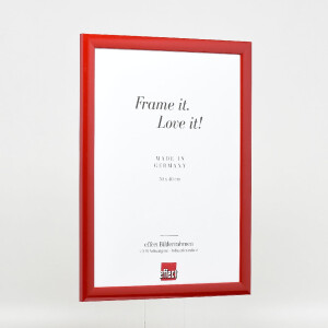 Cornice per foto in legno Effect Profilo 43 Rosso Lucido 23x70 cm