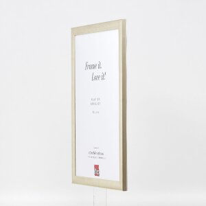 Cornice per foto in legno effect Profil 43 Argento 25x30 cm