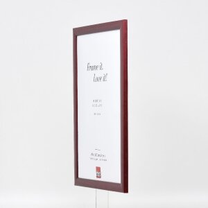 Cornice per foto in legno Effect Profil 43 Rosso 25x70 cm Vetro Normale