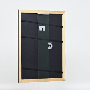 Cornice per foto in legno effect Profil 43 Nera 27x48 cm