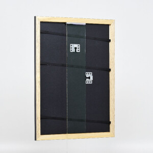 Cornice per foto in legno effect Profilo 43 Nero lucido 30x40 cm