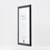 Cornice per foto in legno effect Profilo 43 Nero lucido 30x40 cm