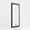 Cornice per foto in legno Effect Profil 43 Nero lucido 42x59,4 cm