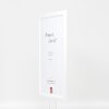 Cornice per foto in legno effect Profil 43 bianco lucido 42x59,4 cm
