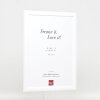 Cornice per foto in legno effect Profil 43 bianco lucido 42x59,4 cm