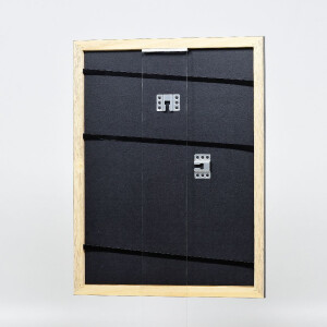 Cornice per foto in legno effect Profil 43 Nero lucido 45x60 cm