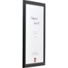 Cornice per foto in legno Effect Profil 43 Nero 45x80 cm