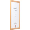 Cornice per foto in legno Effect Profilo 43 naturale 45x80 cm Vetro normale