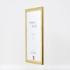 Cornice per foto in legno effetto Profil 43 Oro 50x100 cm