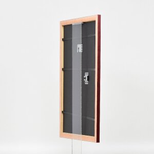 Cornice per foto in legno Effect Profilo 43 Rosso 50x100 cm Vetro Normale