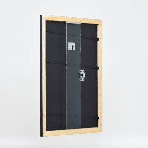 Cornice per foto in legno effect Profil 43 Nero lucido 50x100 cm