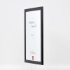 Cornice per foto in legno Effect Profil 43 Nero 50x65 cm