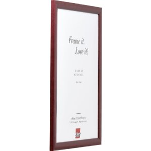 Cornice per foto in legno Effect Profil 43 Rosso 60x90 cm