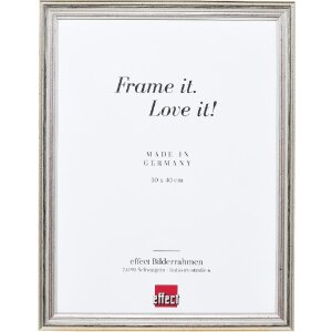 Cornice per foto in legno Effect Profilo 44 Argento 7x10 cm