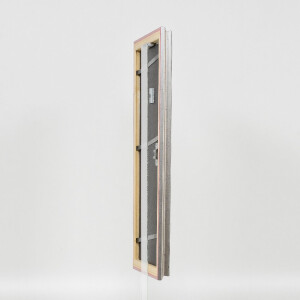 Cornice in legno Effect Profilo 44 Argento 25x50 cm Vetro normale