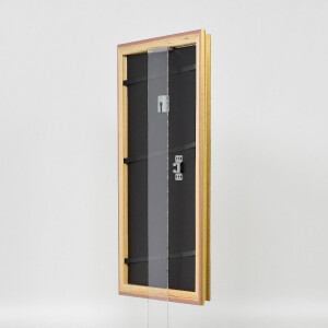 Cornice per foto in legno massiccio effect Profilo 44 Oro 60x60 cm