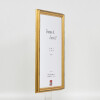 Cornice per foto in legno effect Profilo 44 Oro 30,5x91,5 cm