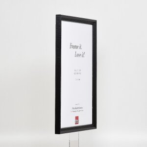 Cornice per foto Effect Legno Profilo 48 Nera 21x29,7 cm Vetro Trasparente