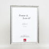 Cornice per foto effect Profilo 48 Argento 21x29,7 cm Vetro trasparente