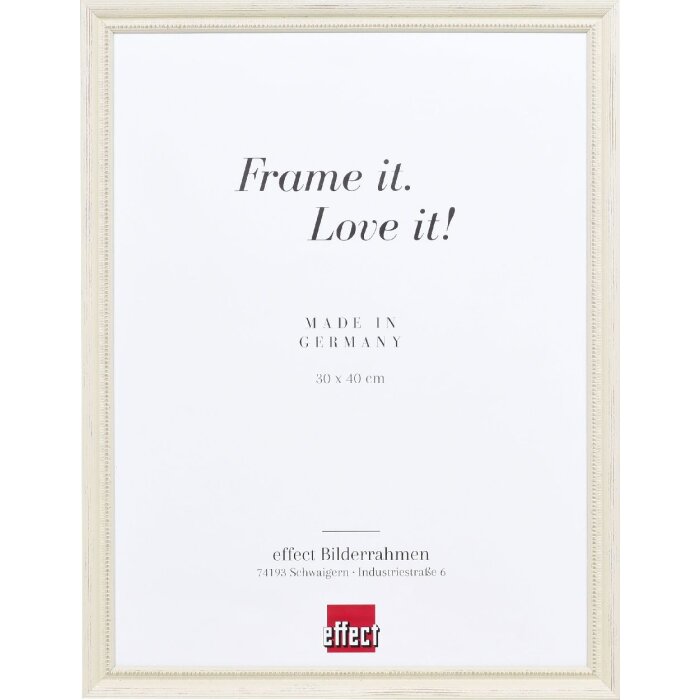 Cornice per foto in legno profilo 48 bianco 35x50 cm